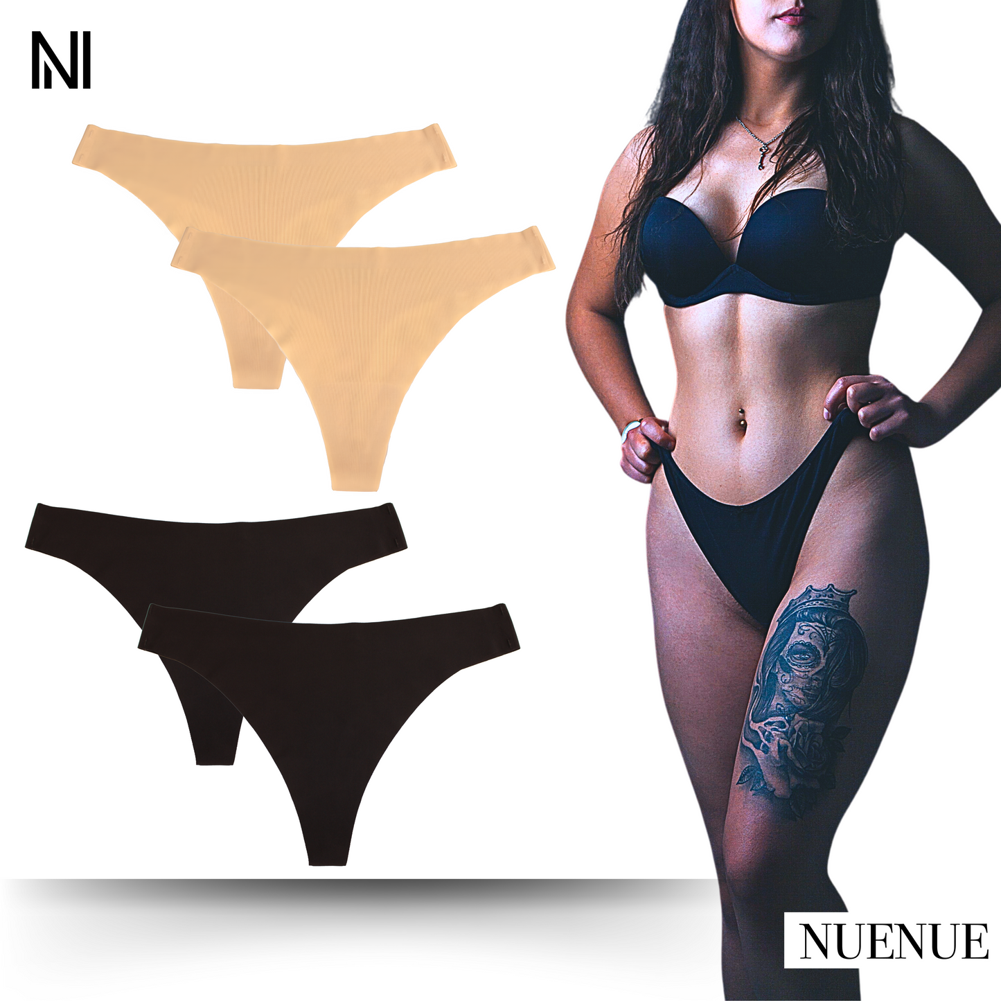 Women's Seamless Thongs (4 pack)
